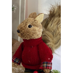 ENFEITE NATALINO AB251 ESQUILO 12X21CM